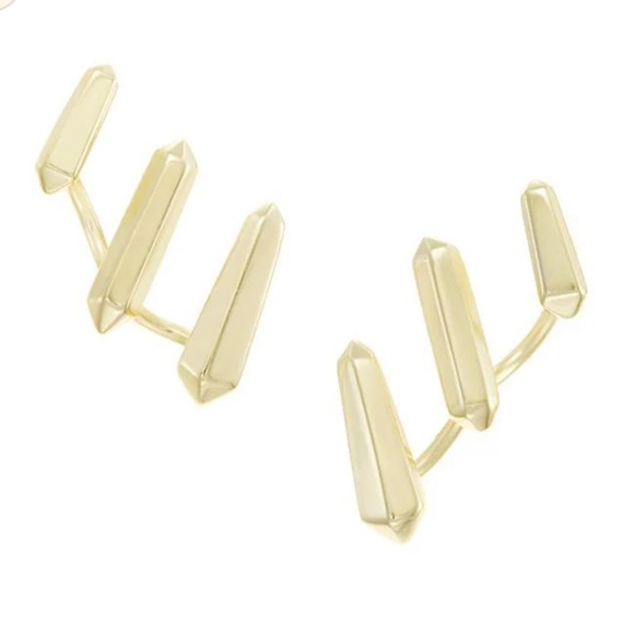 Kendra Scott Billie Gold-Plated Ear Climber - Picture 1 of 2